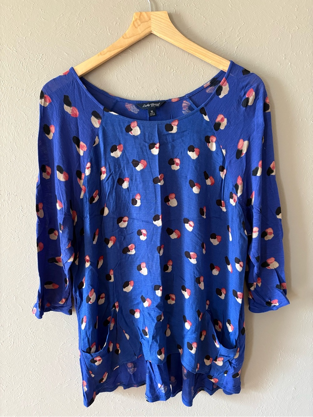 Lucky Brand Scoop Neck Blouse